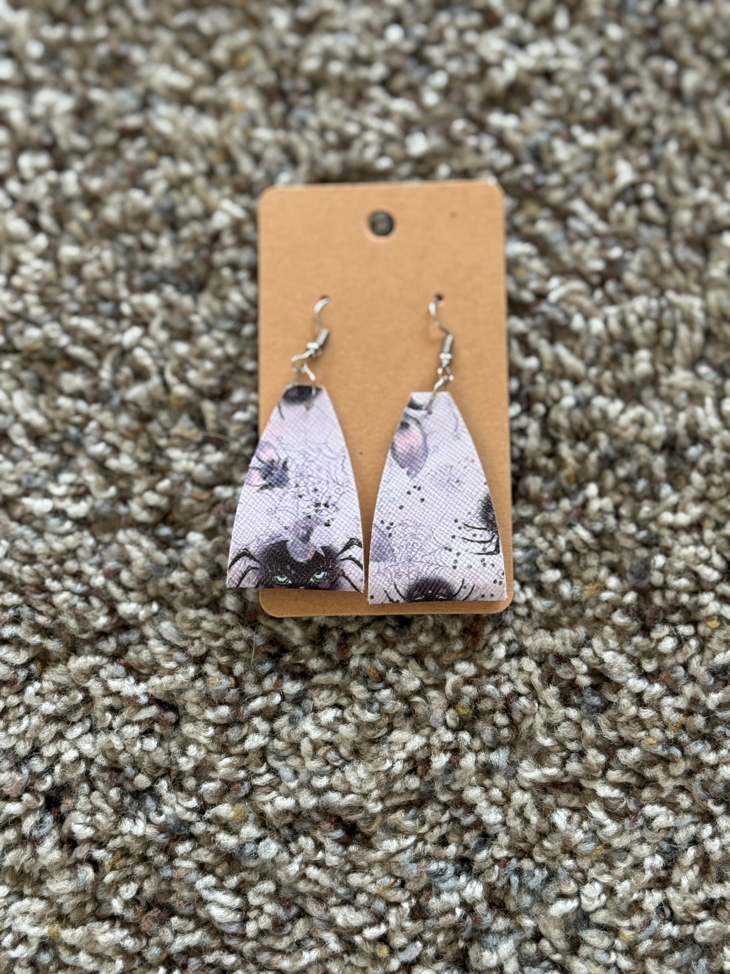 Halloween Leather Earrings