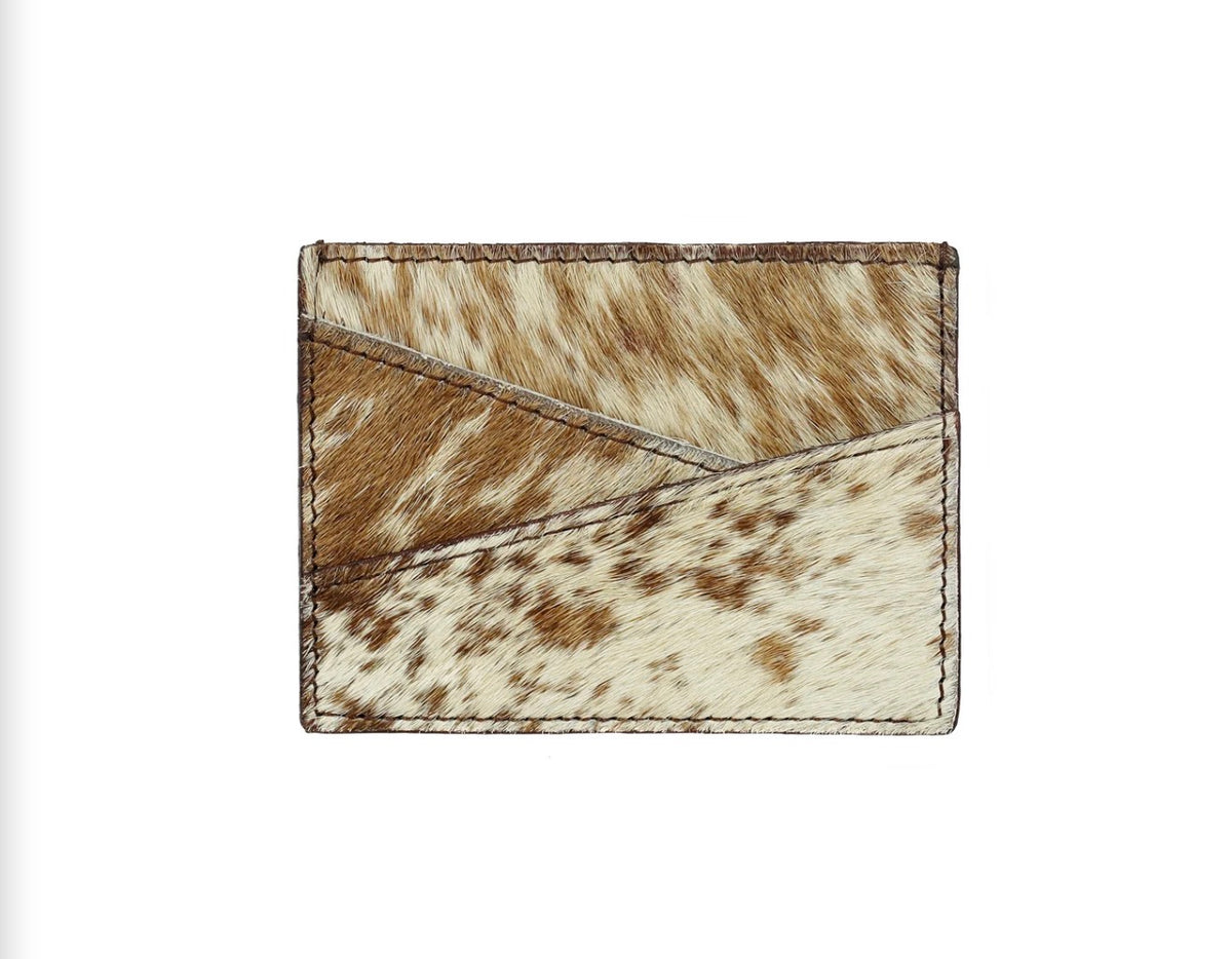 Cowhide Western Card Holder