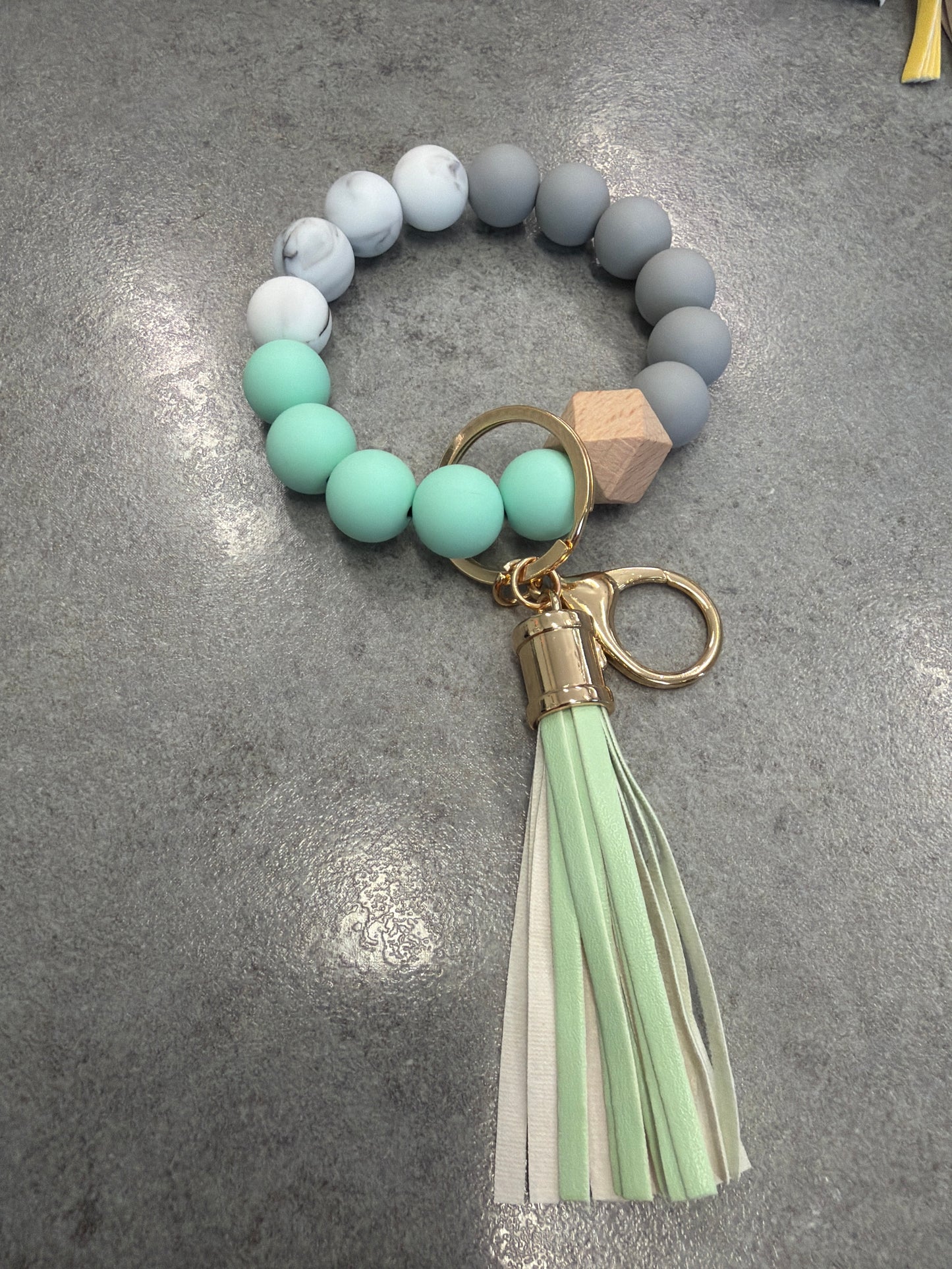 Silicone Wristlet Key Chain