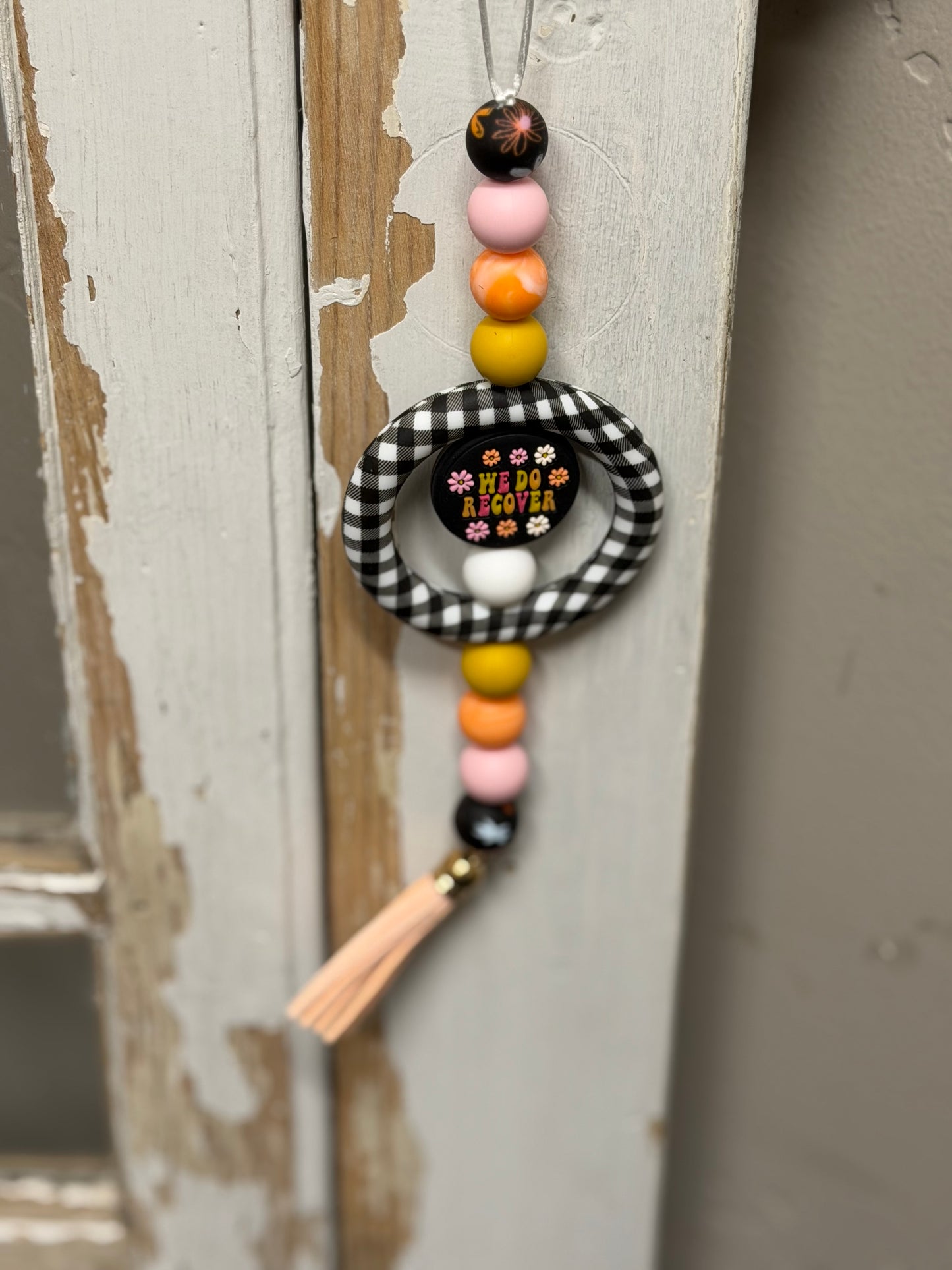 Silicone Bead Rearview mirror Charms