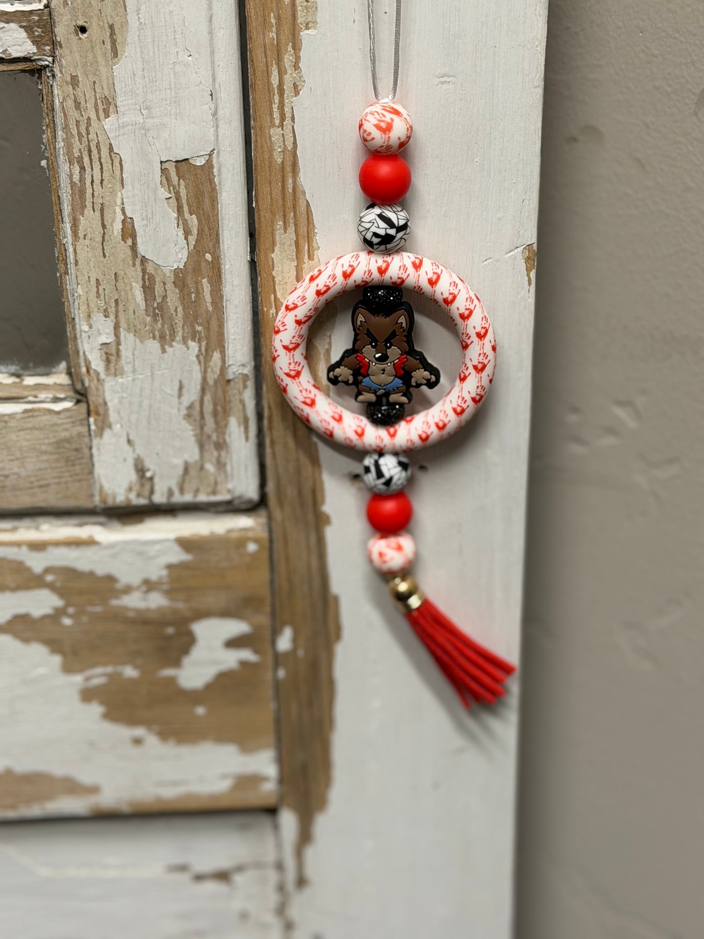 Silicone Bead Rearview mirror Charms