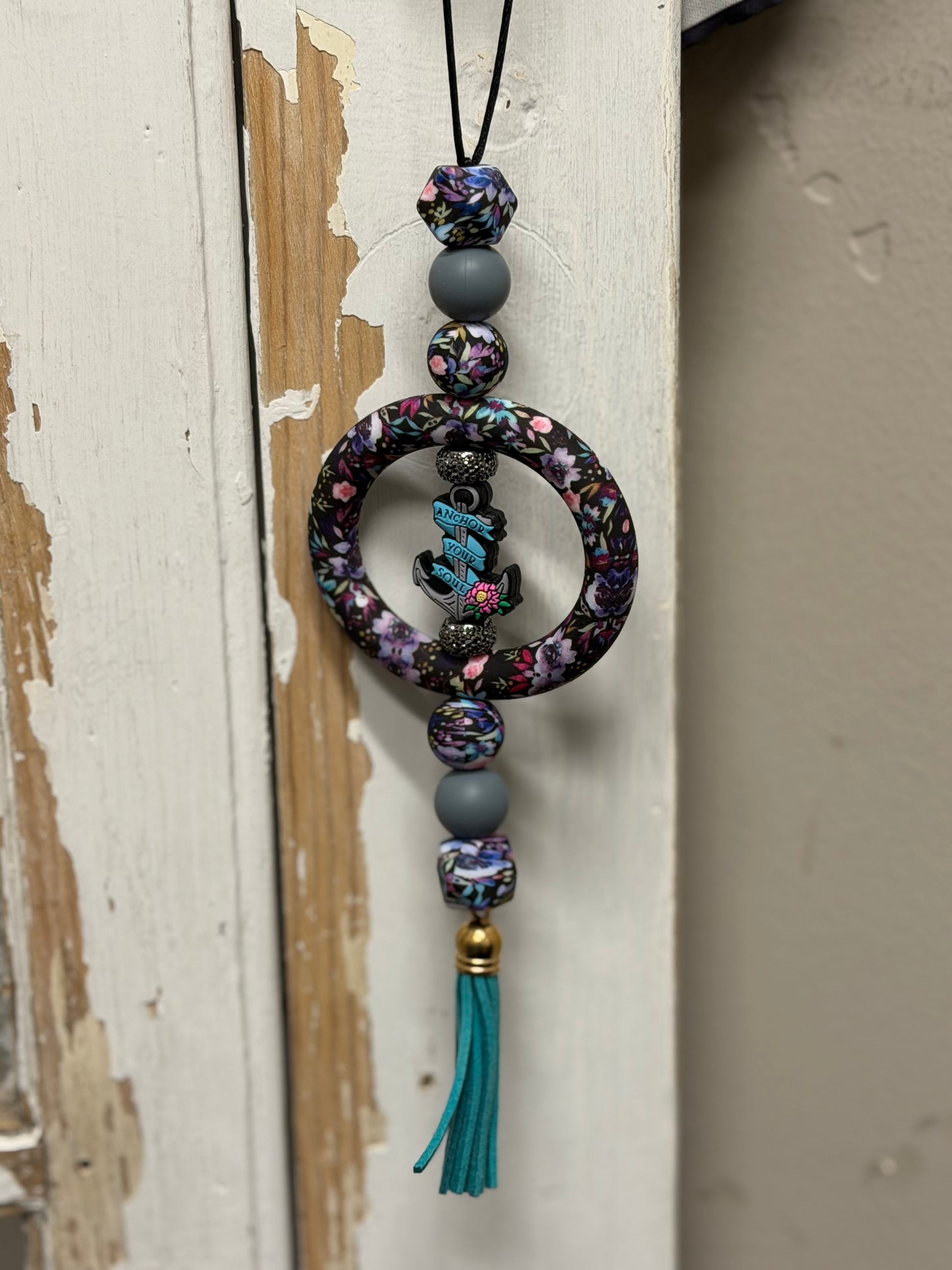 Silicone Bead Rearview mirror Charms