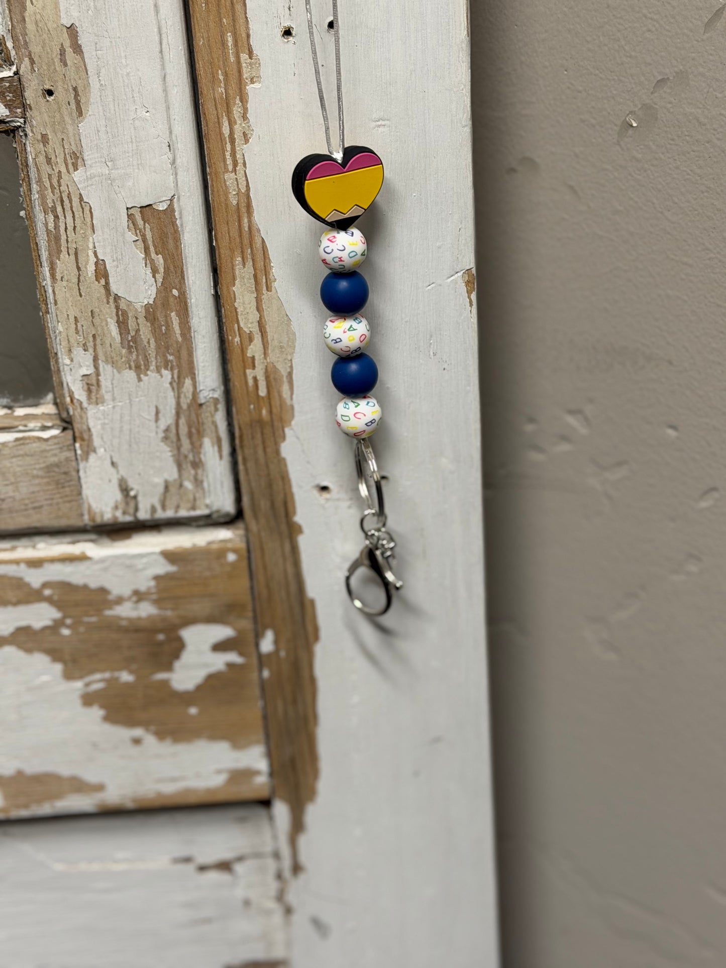 Silicone Bead Rearview mirror Charms