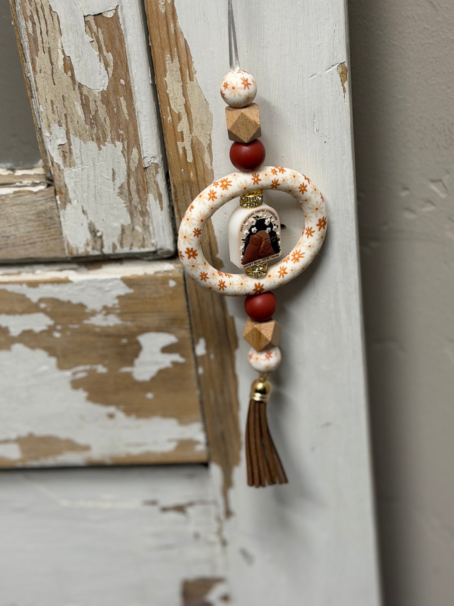 Silicone Bead Rearview mirror Charms