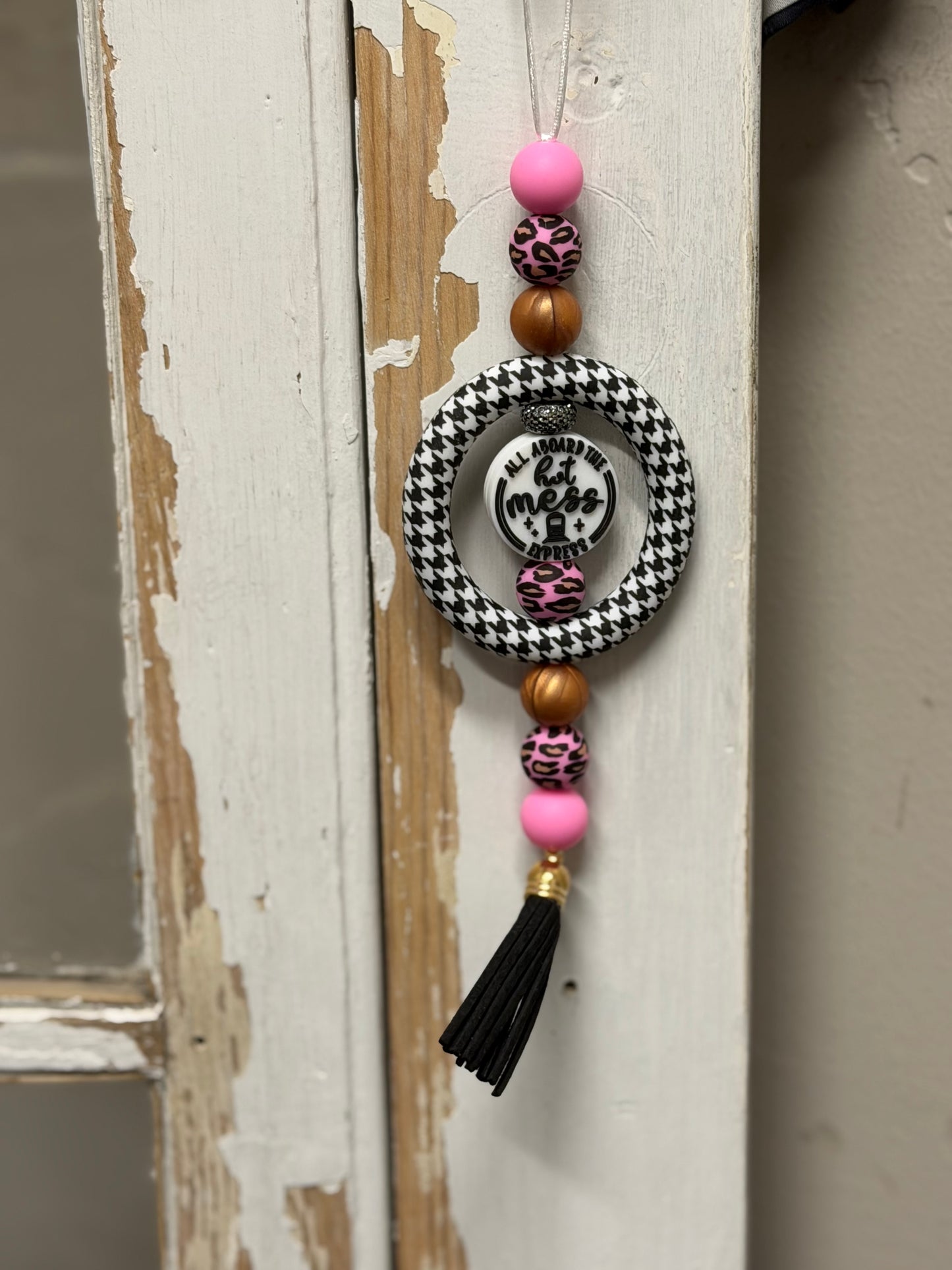Silicone Bead Rearview mirror Charms