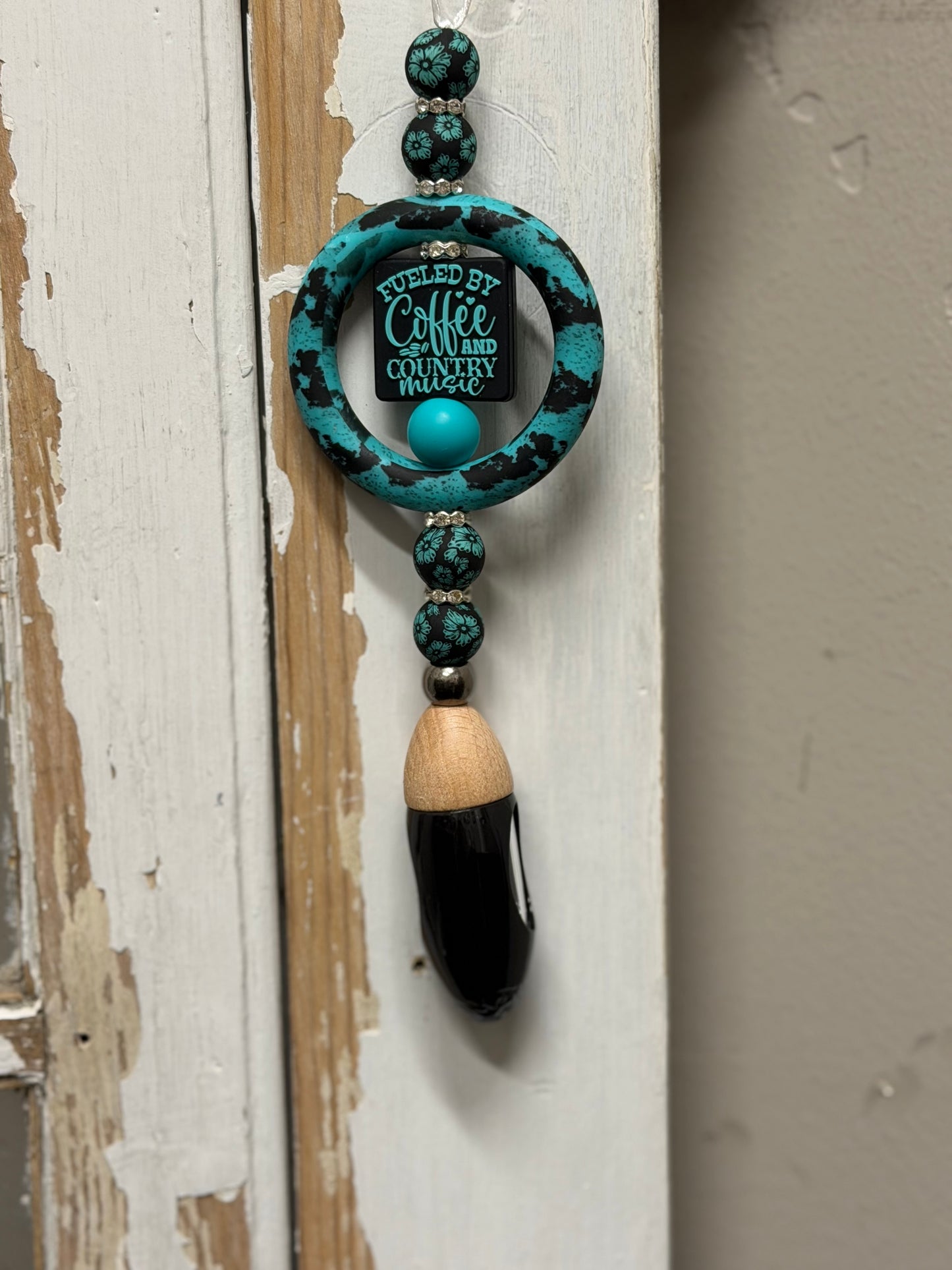 Silicone Bead Rearview mirror Charms