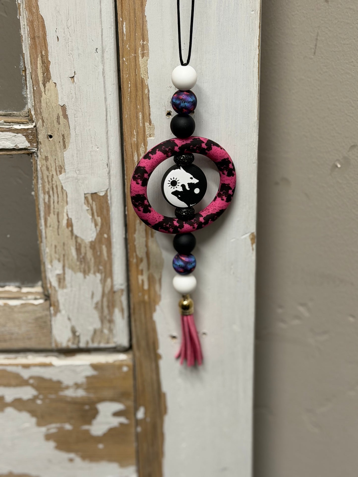 Silicone Bead Rearview mirror Charms