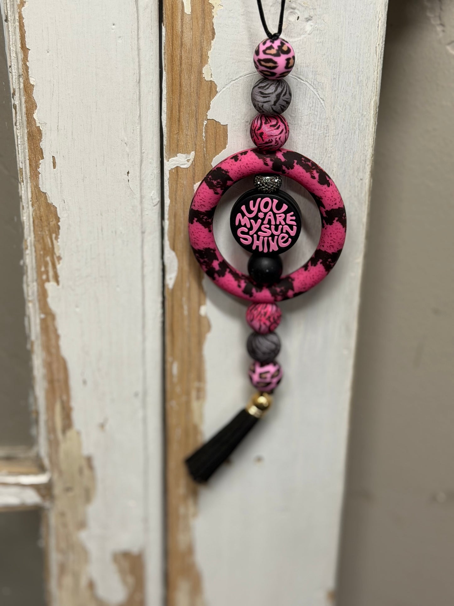 Silicone Bead Rearview mirror Charms