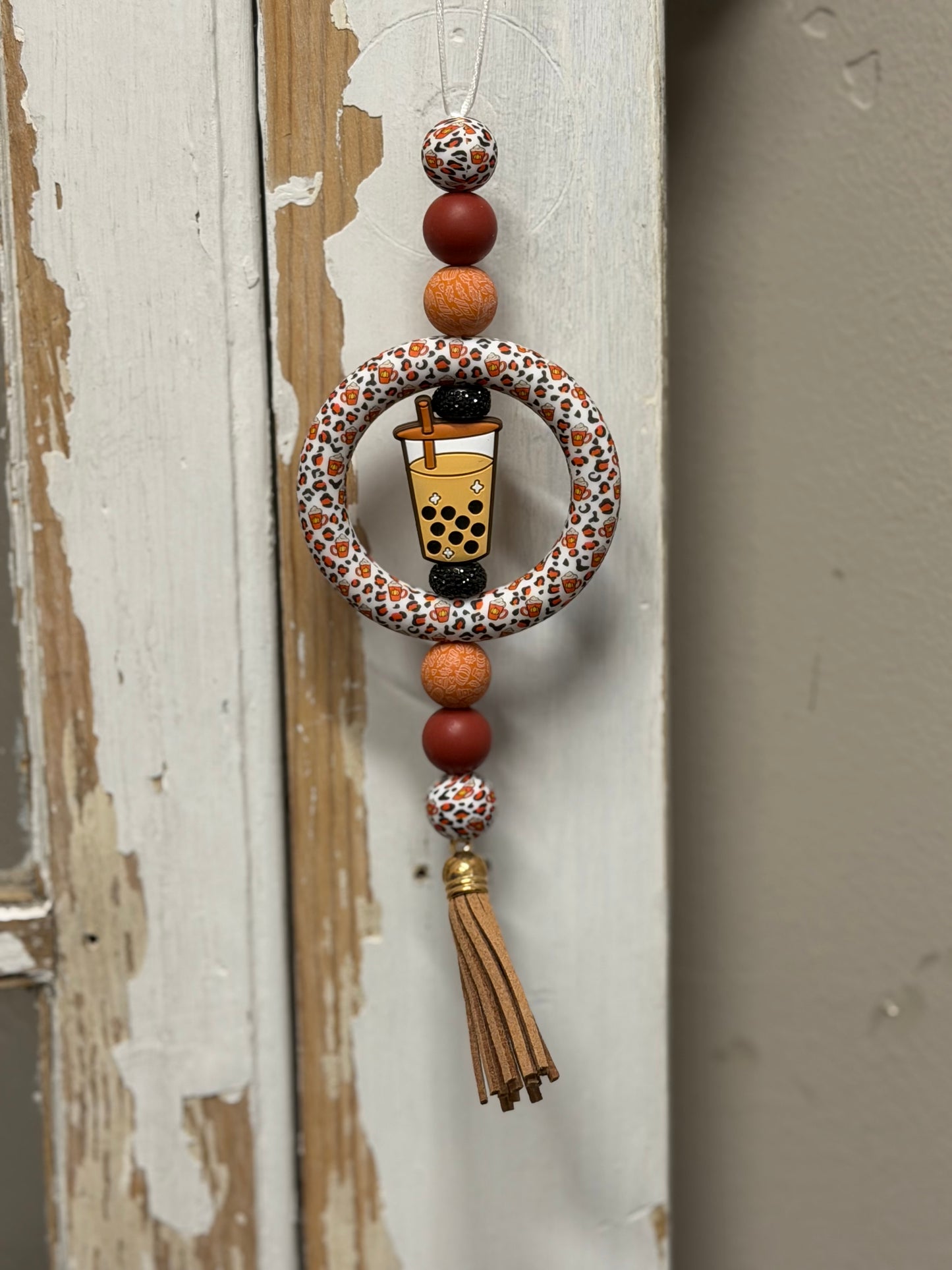 Silicone Bead Rearview mirror Charms