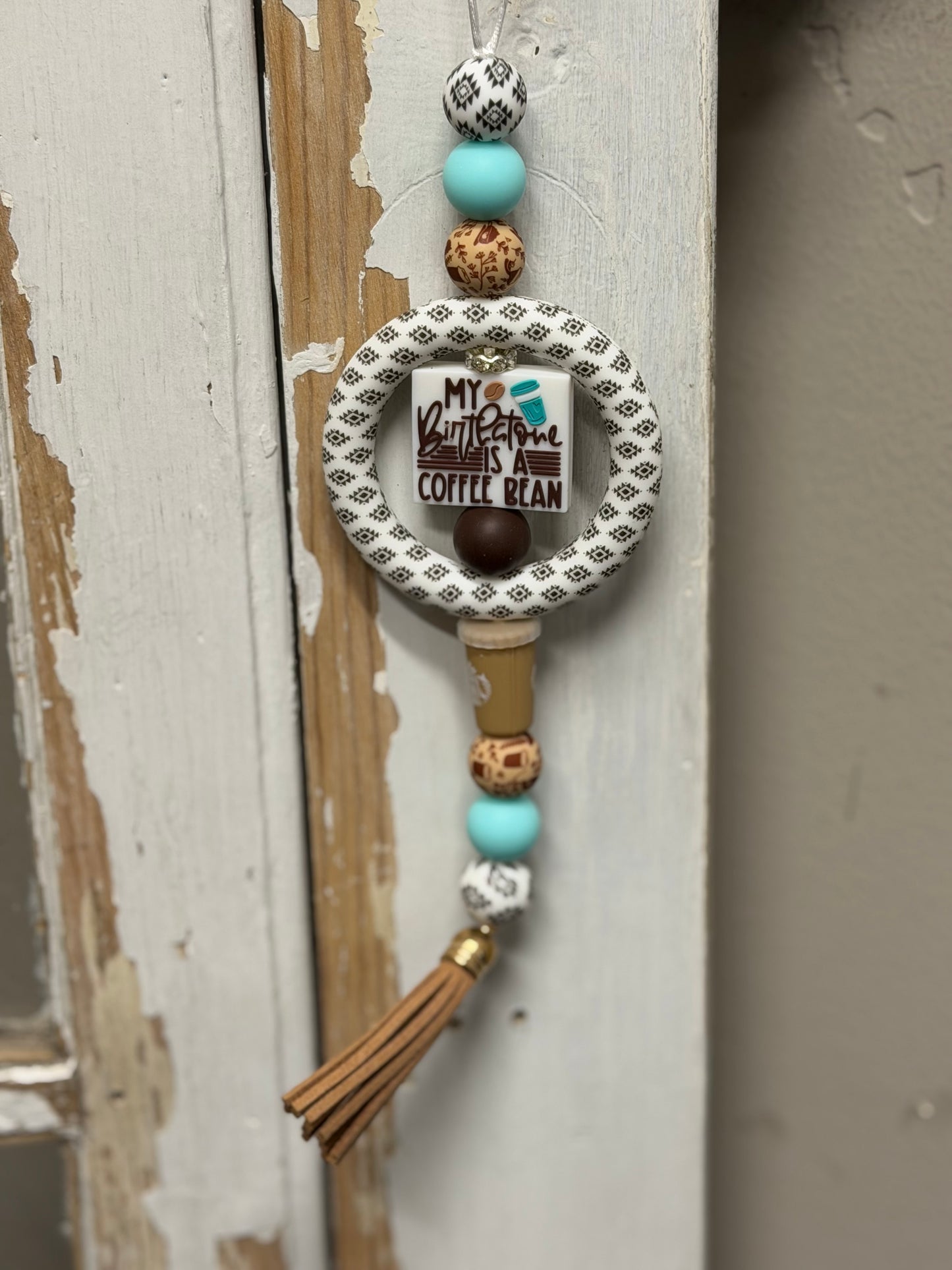 Silicone Bead Rearview mirror Charms