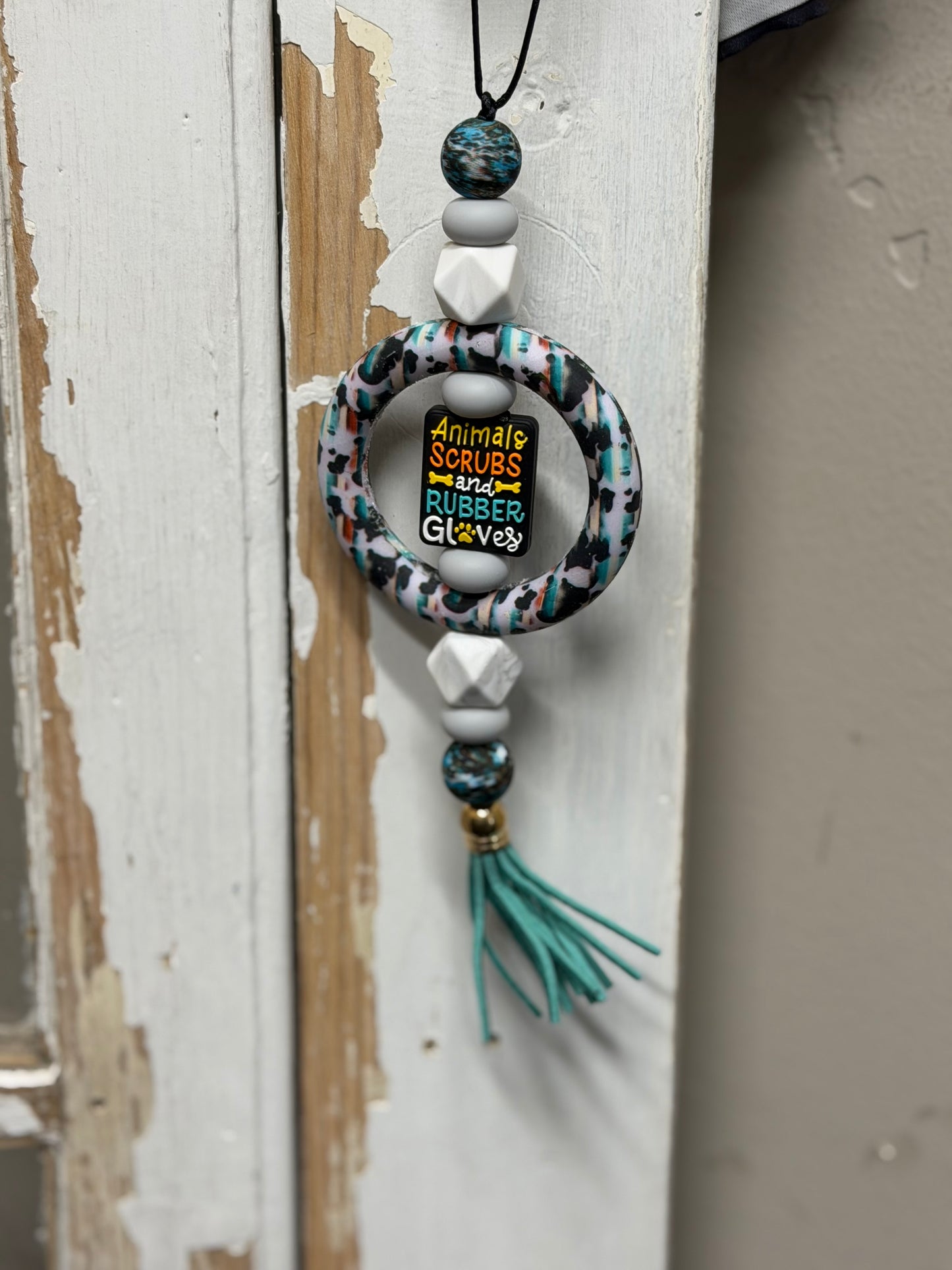 Silicone Bead Rearview mirror Charms