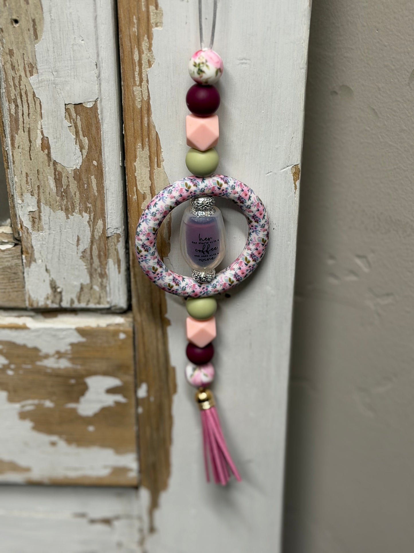 Silicone Bead Rearview mirror Charms