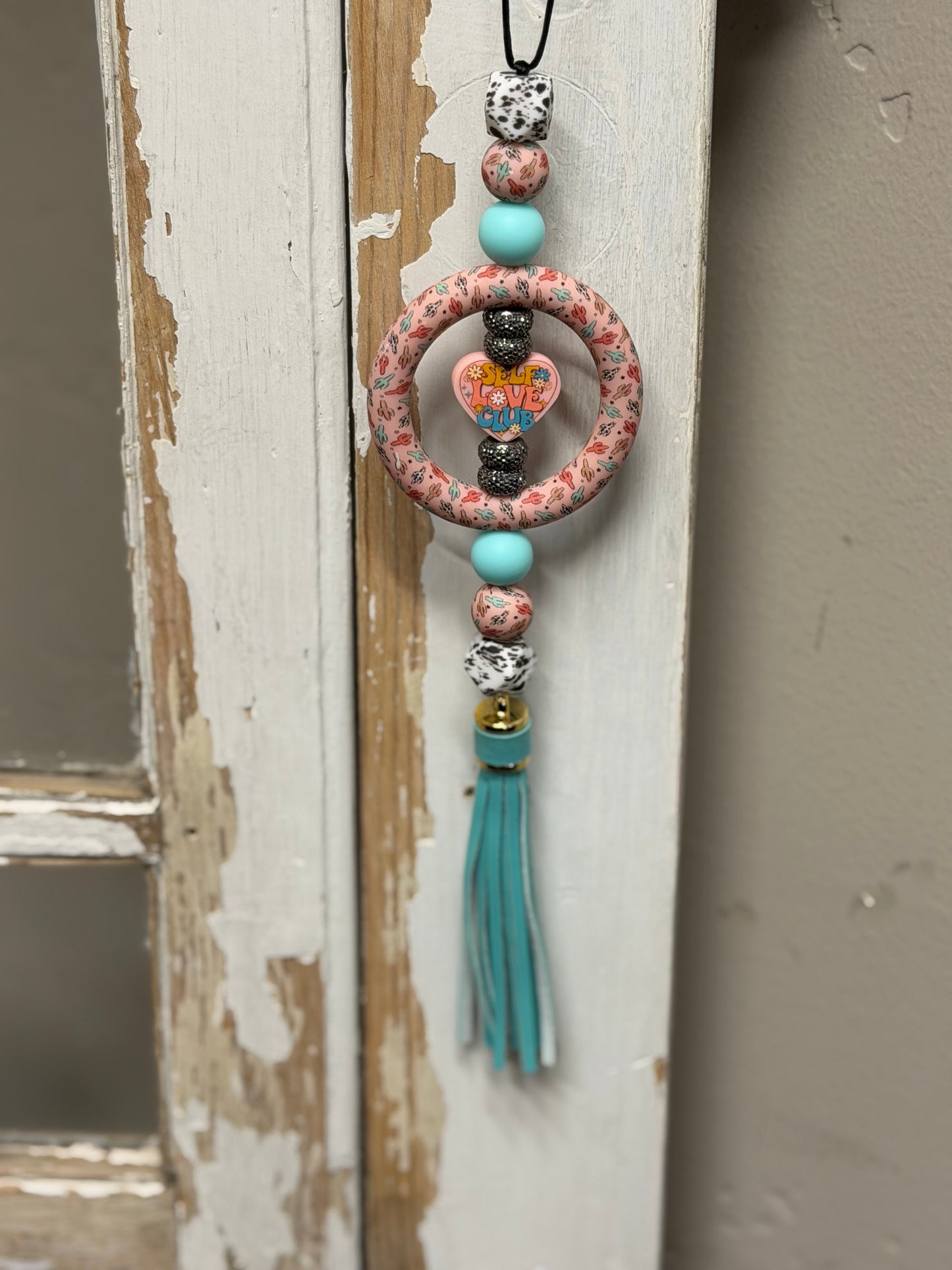 Silicone Bead Rearview mirror Charms