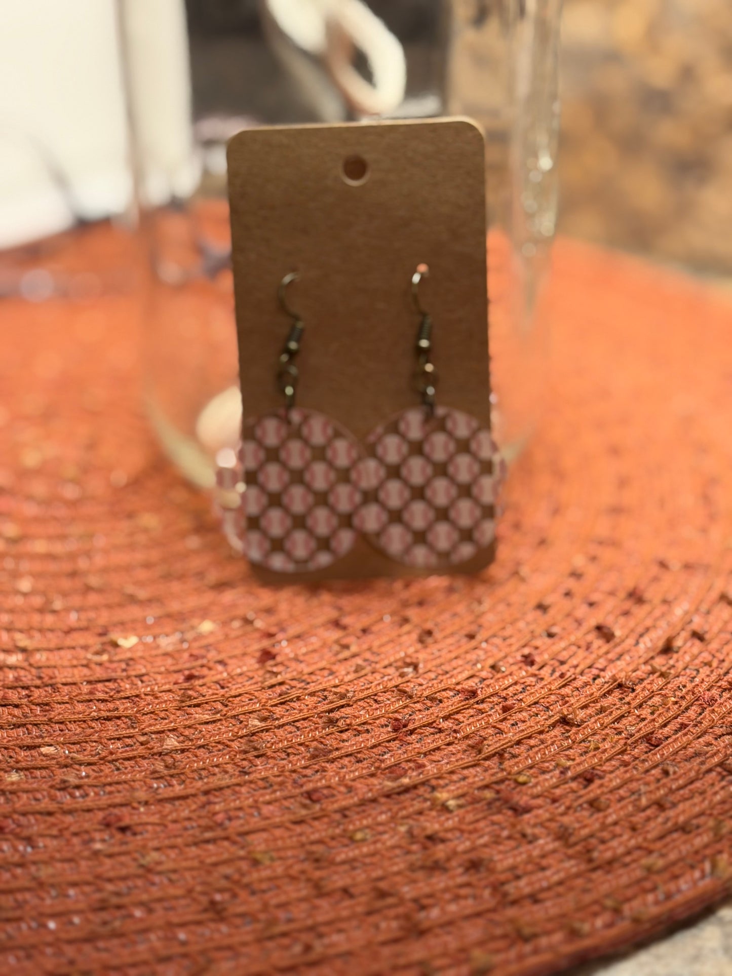 Wood Sports Earrings