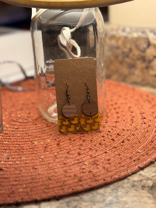 Wood Duck Earrings