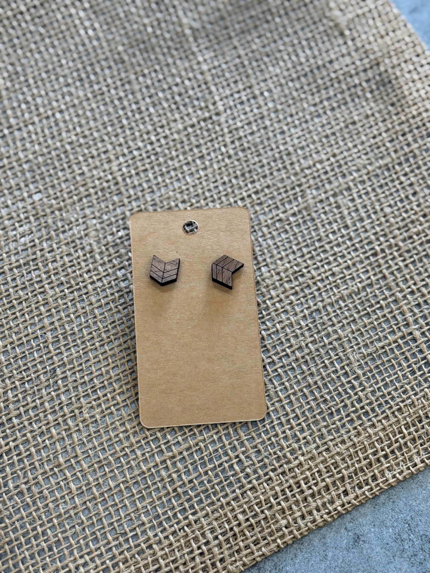 Wood Arrow Earrings