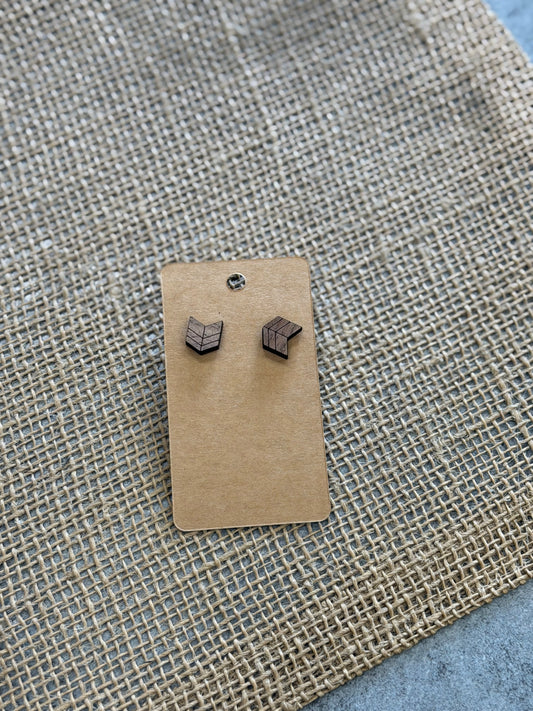 Wood Arrow Earrings
