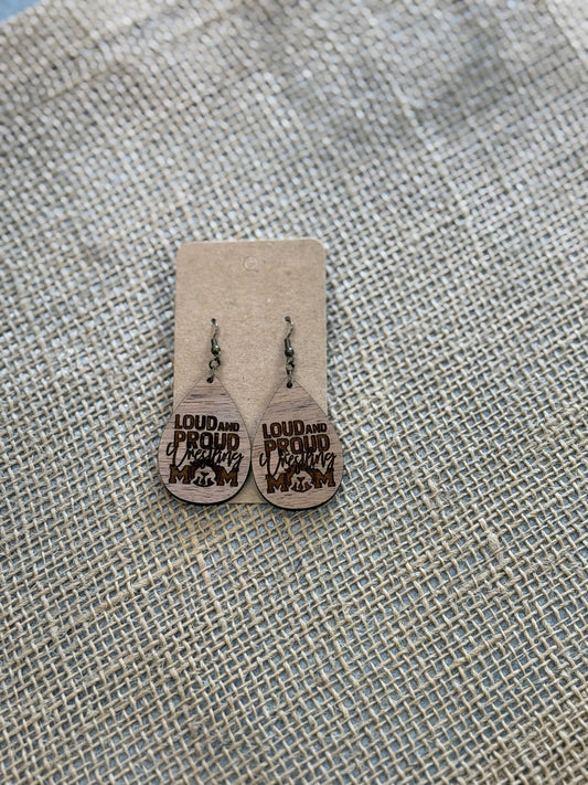 Wresting Mom earrings