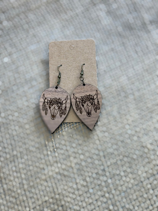 Wood Bohme earrings