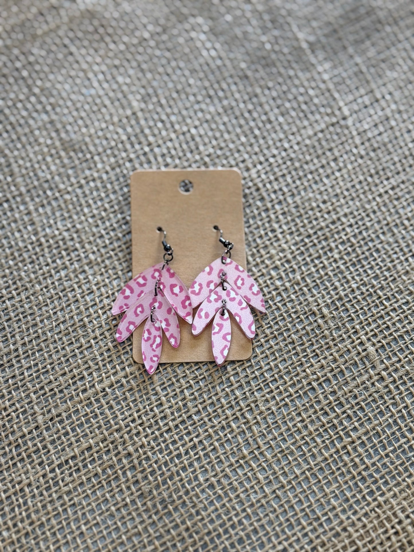Wood Valentine’s Earrings