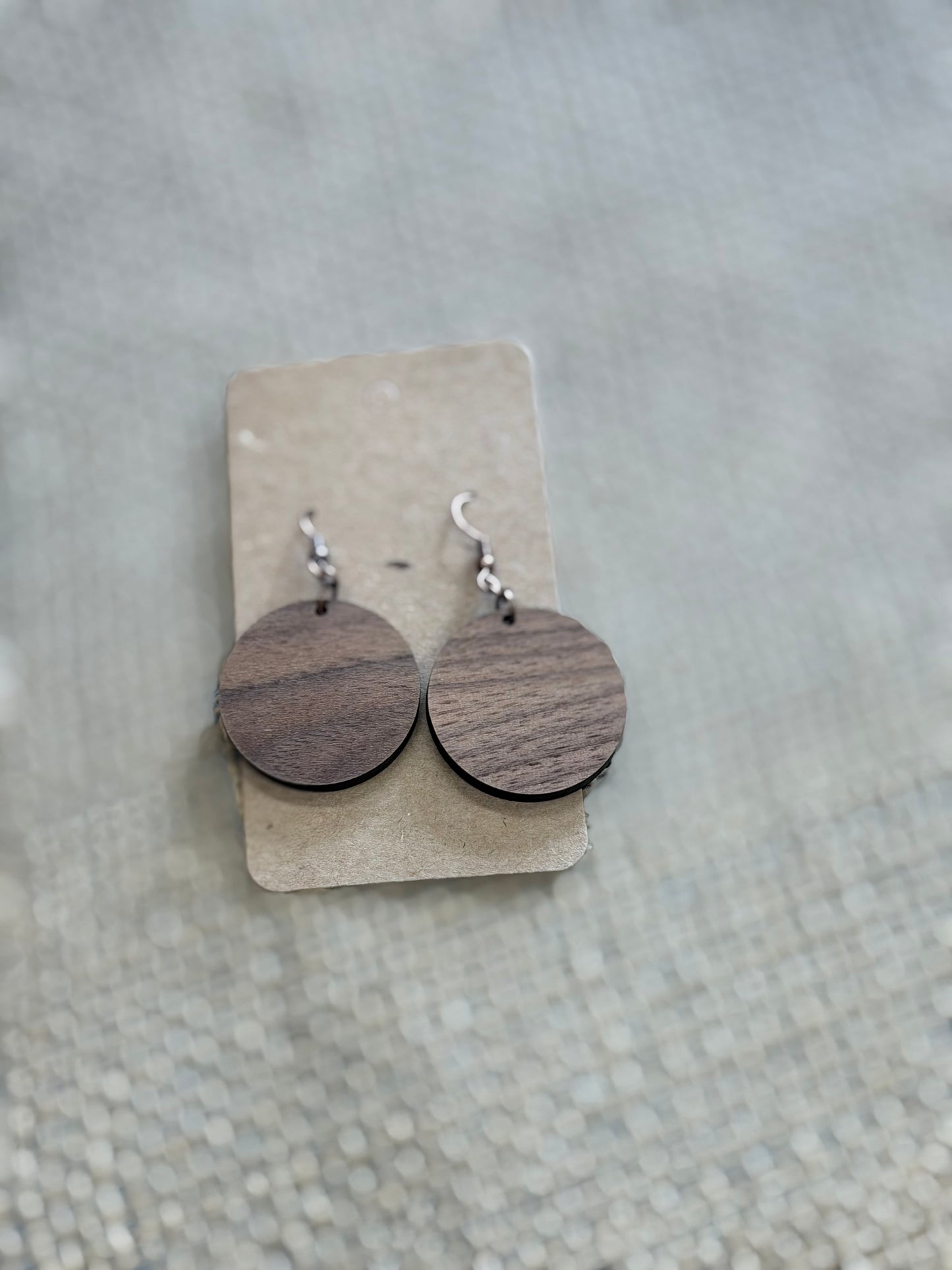 Wood Design Earrings