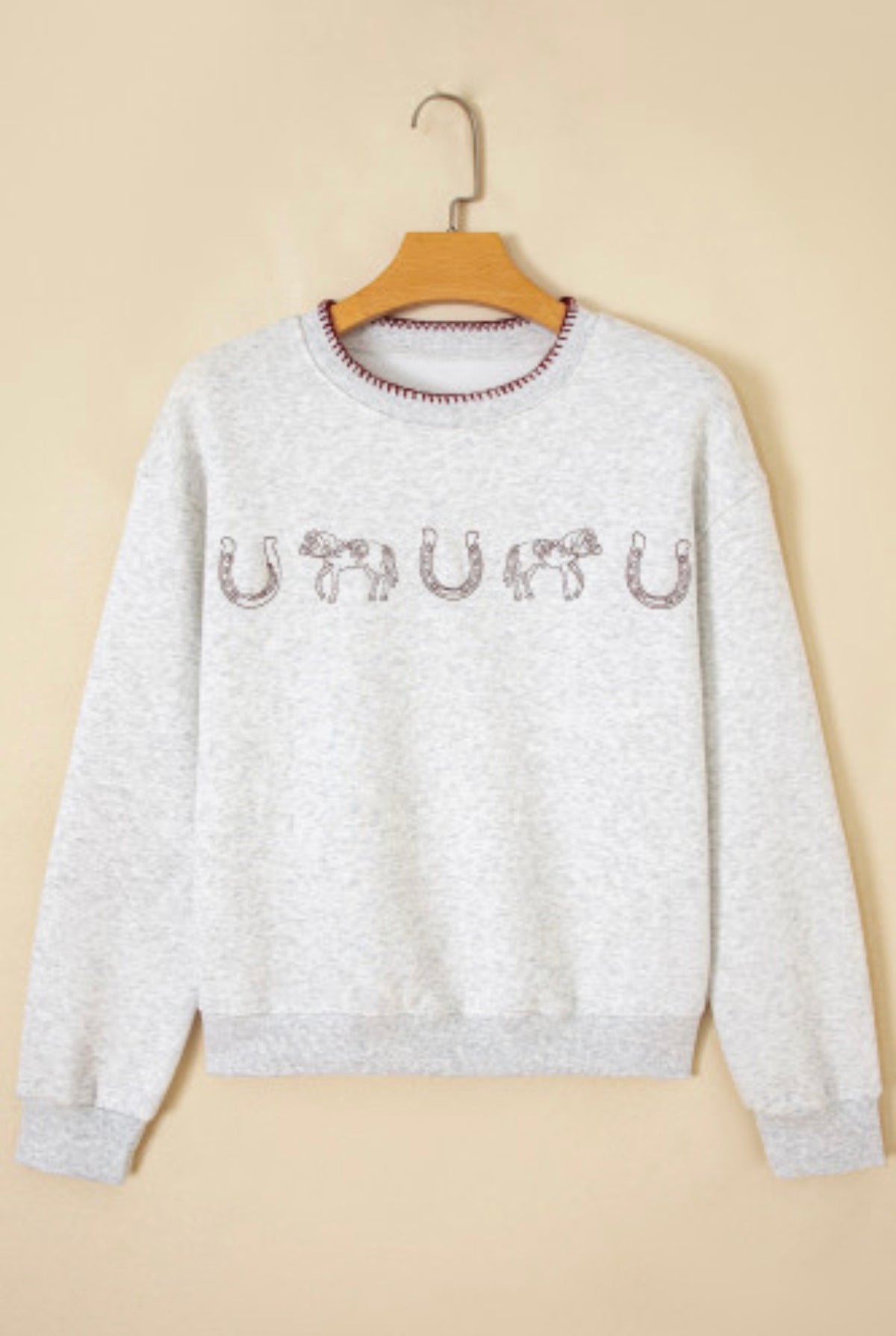 Western Horseshoe & Horse Sweatshirt