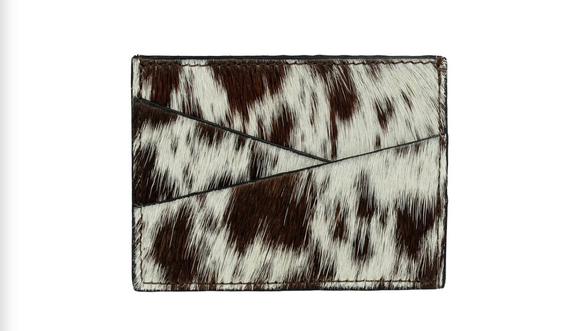 Cowhide Western Card Holder